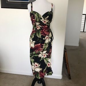 Stop Staring Hawaiian wiggle Dress Small